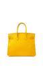 HERMES Birkin 35cm Yellow Epson Leather Gold Hardware Handbag