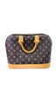 LOUIS VUITTON Alma PM Bag Monogram Coated Leather Canvas Gold Hardware